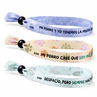 Bracelet personnalisé en silicone tressé, réglable, écologique, style nautique, avec transfert thermique, RFID, promotionnel, OEM, ODM