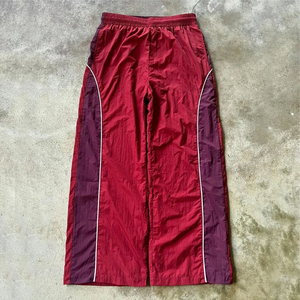 Pantalon cargo technique en nylon personnalisé pour homme, coupe ample, style parachute, avec plusieurs poches, pour l'extérieur, grandes tailles - Product Image 4