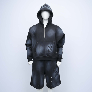 Conjunto de Camiseta y Pantalones Cortos de Invierno Unisex, 100% Poliéster, Antiestático, de Secado Rápido, Transpirable, Talla Grande, Corte Holgado - Product Image 1