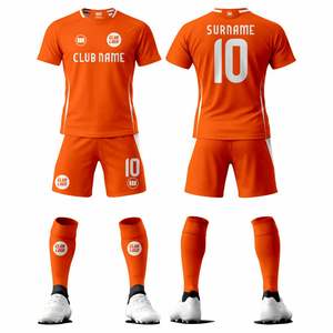 Camiseta de Fútbol Personalizada OEM de Verano, Talla Grande, Ligera, 100% Poliéster, Absorbe la Humedad, Secado Rápido, Impresión por Sublimación para Equipos - Product Image 1