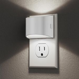 2 Pack LED Night <b>Light</b> with Dusk Dawn Sensor <b>Plug</b> Wall 3 Level Brightness Adjustable <b>Plug</b>-<b>In</b> Night <b>Light</b> - Product Image 5