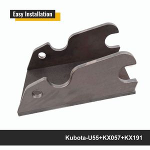 Orejas de cucharón de excavadora de 3/4 de pulgada de grosor con placa de unión rápida para Kubota U55 KX057 KX191 - Product Image 4
