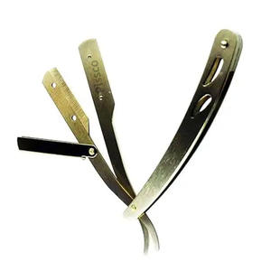 Rasoir pliant en acier inoxydable, rasoir à lame droite en acier inoxydable allemand - Product Image 4