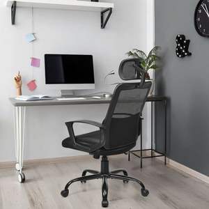 Sedia da Ufficio Ergonomica Girevole con Schienale Alto e Rete, Esperienza di Seduta Confortevole e Pratica - Product Image 4