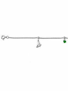 Chaîne de cheville en argent sterling 925, chaîne torsadée, chaîne de cheville en corde d'argent, chaîne de cheville minimaliste, bracelet de cheville délicat pour femme - Product Image 2