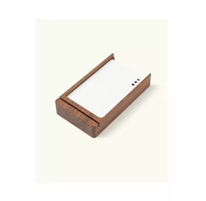Customized Top Selling Wood Memo <b>Notepad</b> Holder Promotional Pen Stand Multifunction Pen Holder <b>Desk</b> Organizer Business Gift - Product Image 3