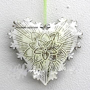 Boîte en forme de cœur décorative en fer blanc durable, finition de qualité supérieure, vente directe d'usine, Noël, Père Noël - Product Image 1