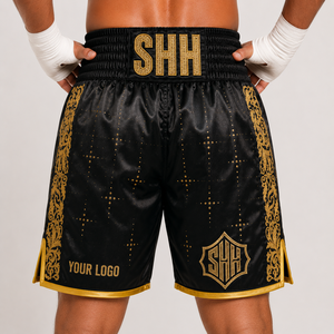 Professional MMA Fight Shorts <b>Men</b> Athletic Training Shorts Polyester Spandex Quick Dry MMA <b>Trunks</b> for Boxing Wrestling Gym - Product Image 1