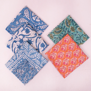 Classic Breathable Floral Cotton Bandana Scarf Unisex Head Hair Tie Accessory Handblock Boho Print Versatile Neck Wrap All - Product Image 2