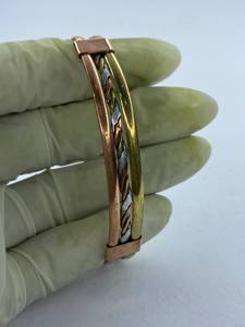 Quality Handicrafts Women's Classic Fashion Brass Copper Cuff <b>Bracelet</b> Twisted Wire 2 Color Customized Packing Direct - Product Image 6