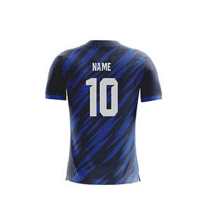 Tenues de football personnalisées par sublimation, vêtements de sport pour hommes, ensembles de maillots de football en polyester - Product Image 5