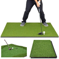 Estera de práctica de Golf profesional para interiores y exteriores, hogar, oficina, patio trasero, entrenamiento de Golf, estera para golpear, estera verde de alta visibilidad