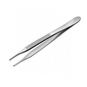 Pinzas Adson de Acero Inoxidable de Grado Quirúrgico, 12 cm (4.75 pulgadas), Rectas Finas, 1x2 Dientes, Pinzas de Disección, Fabricante Pakistán - Product Image 5