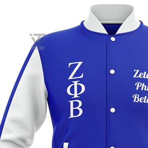 Veste de calligraphie brodée Zeta Phi, accessoire personnalisé - Product Image 2