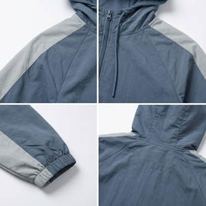 Chaqueta cortavientos ligera, diseño personalizado, servicio OEM, estilo deportivo para deportes al aire libre y comodidad diaria - Product Image 6