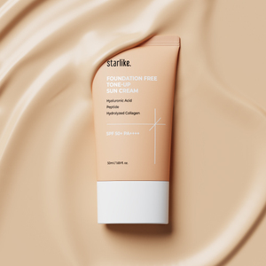 สตาร์ไลค์ ฟาวเดชั่น ฟรี โทนอัพ ซันครีม 50 มล. |   SPF50+ PA++++ ครีมกันแดดมิเนอรัล ปรับสีผิว พร้อมส่ง ขายส่ง มีสินค้าในสต็อก - Product Image 1