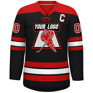 Custom 100% Polyester Sublimation Printed Ice Hockey Jersey Pakistan OEM Supplier Wholesale Export USA Buyers Team Uniform Bulk - Product Image 1