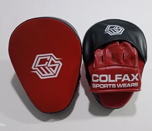 Colfax Sports Wears Boxing <b>Focus</b> Mitts PU Leather Cowhide Custom Color Durable Training Equipment Muay Thai Curved <b>Pad</b> <b>Focus</b> <b>Pad</b> - Product Image 1