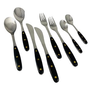 Ensemble de couverts en acier inoxydable en gros avec finition polie miroir moderne, couteaux, fourchettes et cuillères pour hôtels et restaurants - Product Image 3