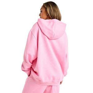 Venta al por mayor de moda de las mujeres pulóver chándal de calidad superior sudadera con pantalones Jogger para las mujeres OEM ODM personalizado traje de gimnasio - Product Image 4