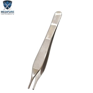 Pinzas Adson para Dientes y Sin Dientes, de Acero Inoxidable, Pinzas Quirúrgicas para Tejidos, Instrumentos Duraderos, Reutilizables y Autoclavables, Más Vendidas - Product Image 5