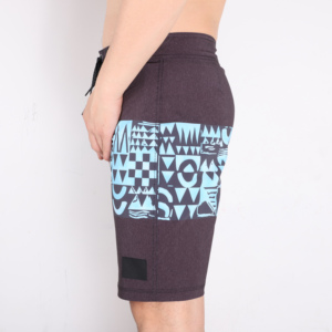 <b>Men's</b> Blue Floral <b>Pattern</b> Board <b>Shorts</b> Quick Dry Polyester Drawstring Waist Casual <b>Swim</b> Beach <b>Short</b> - Product Image 5