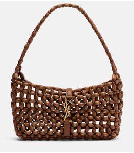 Bolso de mano informal con cuentas de cristal multicolor, hecho a mano en India, marca MS Handicraft, con asa de cuentas personalizadas. - Product Image 2