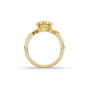 แหวนเพชรทรงรีขนาด 2.20 กะรัต เพชรเลี้ยงในห้องปฏิบัติการ ทองคำแท้ 14K รับรองโดย IGI ของขวัญสุดหรูสำหรับผู้หญิงในโอกาสหมั้นและวันครบรอบ - Product Image 4