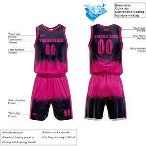 Uniforme de Baloncesto Personalizado, Tejido Ligero de Secado Rápido que Absorbe la Humedad, Nombre y Número del Jugador Personalizables - Product Image 2