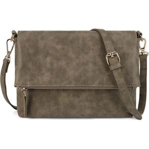 Vintage PU Leather Crossbody Bag Women Shoulder Messenger Purse Adjustable Strap Flap Zipper <b>Wallet</b> for Daily Travel - Product Image 3