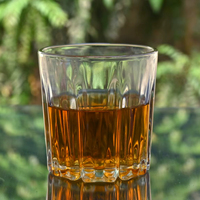 Gobelet en verre transparent 300 ml, design moderne, réutilisable, à paroi simple, compatible lave-vaisselle, pour boissons chaudes/froides, lot économique, idéal pour les fêtes