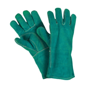 Gants de soudage en cuir de vachette pleine fleur haute performance, protection industrielle robuste pour les mains, gants de pompier - Product Image 2