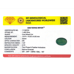 Premium 7.4 Ct Zambian Emerald Cut Loose Gemstone 100% Natural Calibrated 20mm for Fine Jewelry - Product Image 4