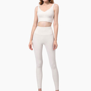 High Performance Activewear Breathable Training Suit With Yoga Pants And Sports Bra For <b>Women</b> - Product Image 1
