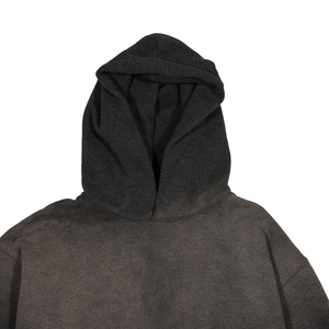 Sweat à capuche délavé effet soleil pour homme – Couleur unique, style rétro, streetwear décontracté - Product Image 3