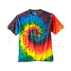 Camisetas de Diseño Personalizadas al por Mayor con Estampado Tie Dye para Hombre, Camisetas de Algodón Lisas para Hombre - Product Image 5
