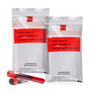 Confezione da 1000 pezzi in polietilene a bassa densità stampato 6x9 sacchetti di plastica trasparente per il rischio biologico 1.75 Mil per esigenze di salute modello d0100hpqww - Product Image 1