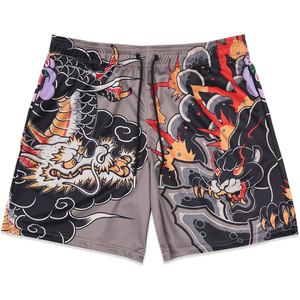 Pantalones cortos de malla estampados para hombre, pantalones cortos ligeros para entrenamiento de baloncesto, ropa deportiva de secado rápido para gimnasio y fitness - Product Image 1