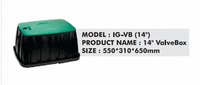 Boîte à vannes IG-VB 14 pouces en plastique robuste pour irrigation, 550x310x650mm, pour la protection des systèmes d'eau souterrains
