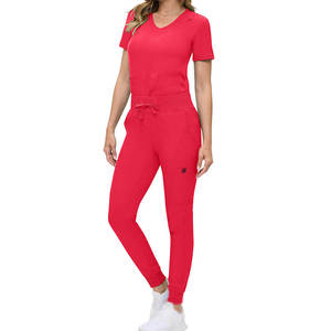 Ensemble de blouses médicales en tissu doux, coupe confortable, respirant, idéal pour les hôpitaux, les cliniques, les soins infirmiers et l'utilisation quotidienne comme uniforme. - Product Image 5