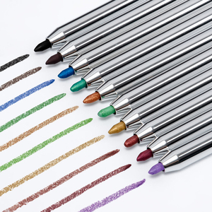 Lápiz Delineador de Ojos Brillante a Prueba de Agua en 10 Colores, Delineador de Ojos en Gel de Larga Duración y Resistente a las Manchas para Uso Diario - Product Image 3