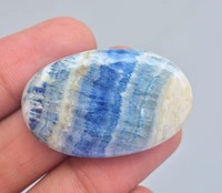 Magnifique design, pierre précieuse naturelle à 100 %, cabochon de schélite bleue, pierre précieuse en vrac de lapis-lazuli