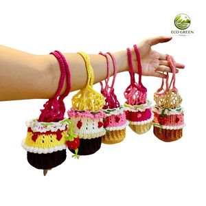 <b>Handmade</b> Crochet <b>Doll</b> Keychain Animal Yarn Wool Soft Toy Custom Size for Kids Ages 0-24 Months Gift - Product Image 4