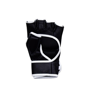 Gants de boxe d'entraînement MMA personnalisés en gros avec lacets, en cuir de vache véritable, design respirant pour adultes - Product Image 3