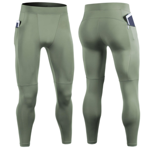 Leggings de secado rápido para hombre, transpirables, pantalones deportivos con control de humedad para correr, gimnasio y entrenamiento. - Product Image 6