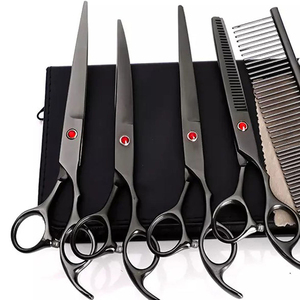 Premium Pet Grooming <b>Scissor</b> Kit Wholesale Stainless Steel <b>Dog</b> Cat Hair Trimming And Grooming Hand Tool Set - Product Image 4