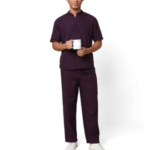 High Quality Hospital Scrubs Uniform Set Nurse Polyester Spandex Women Scrub Sets Uniforms Nursing Men Medical With Logo - Product Image 1