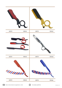 Widow Professional Barber Straight Edge <b>Razor</b> – Stainless Steel Shavette, Blade Exposure, Matte Black & Red - Product Image 5