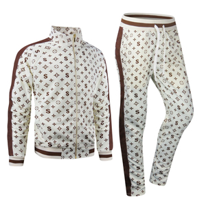 Ensemble de survêtements unisexe en coton lourd personnalisé avec capuche et chemise à épaules tombantes - Product Image 1