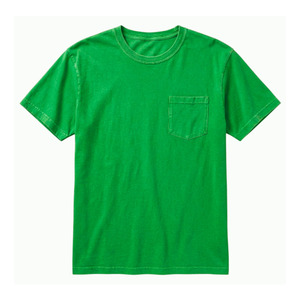 T-shirts pour hommes, coupe classique, tissage frontal, rouge, 100% coton, col rond, manches courtes, formel, écologique, séchage rapide, tissu doux et respirant - Product Image 2